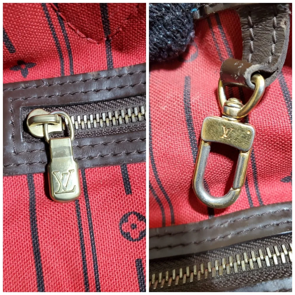 LOUIS VUITTON Damier Ebene Neverfull GM - Picture 10 of 13